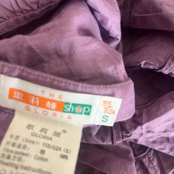 Purple ruffel midi skirt excellent - Picture 7 of 7